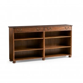 Low Double Bookcase Rural - JC Edited - Huntingdon
