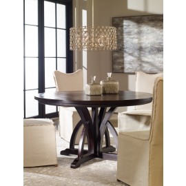 Maiva Round Black Dining Table - Uttermost Collection