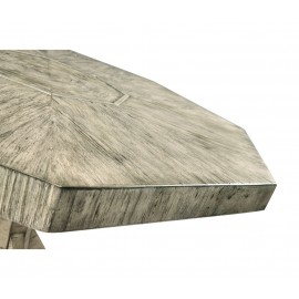 Octagonal Centre Table Rustic in Rustic Grey - JC Edited - Casually Country