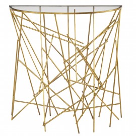Philosopher Gold Console Table - Uttermost Collection