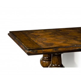 Refectory Dining Table Eclectic in Rustic Walnut - JC Edited - Artisan