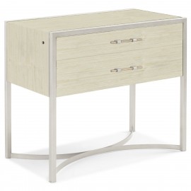 ReMix Large Bedside Table in Pearl - Modern Remix Collection