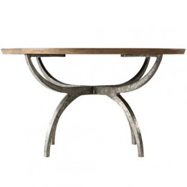 Small Round Dining Table Lagan in Echo Oak - Echoes Collection