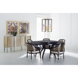 Total Eclipse Large Round Dining Table 183cm - Classic Collection