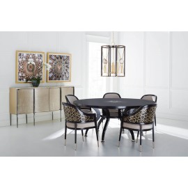 Total Eclipse Small Round Dining Table 152cm - Classic Collection