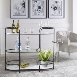Trolley Bar Console - Uttermost Collection