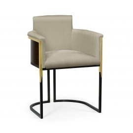 Tub Dining Chair Black Eucalyptus in Mazo - JC Modern - Fusion