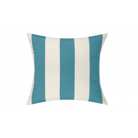 Azure/White Cabana Outdoor Cushion & Pad - 50x50cm