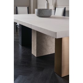 Unity Dark Extending Dining Table - MODERN PRINCIPLES COLLECTION