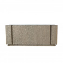 Wooden Sideboard Marble Top - Repose Collection