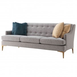 Large Sofa Elaine in Pewter - TA Studio Upholstery Collection