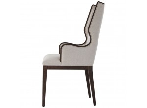 Della Dining Chair with Arms in Kendal Linen - TA Studio No.1 Collection