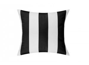 Black/White Cabana Outdoor Cushion & Pad - 50x50cm