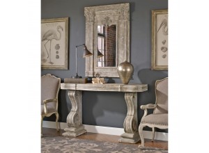 Yvelines French Country Antique Carved Console Table 
