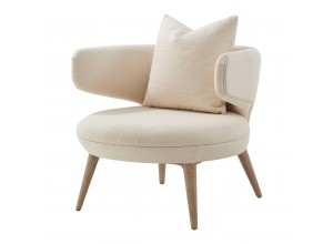Wooden Upholstered Occasional Chair - Repose Collection
